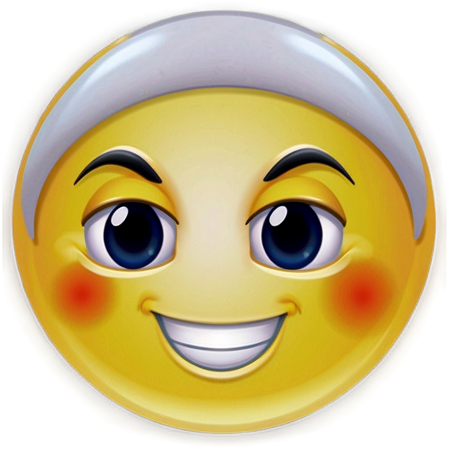 Emoji With A Shy Smile Png Oxl52