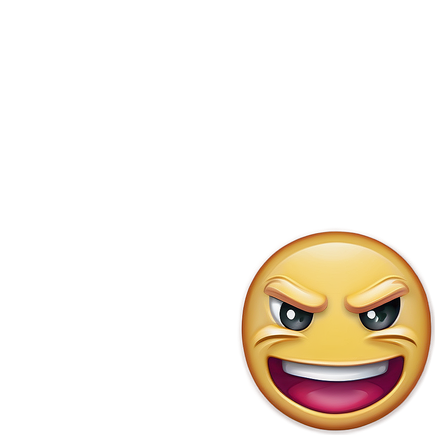 Emoji With Angry Face Png Uts47