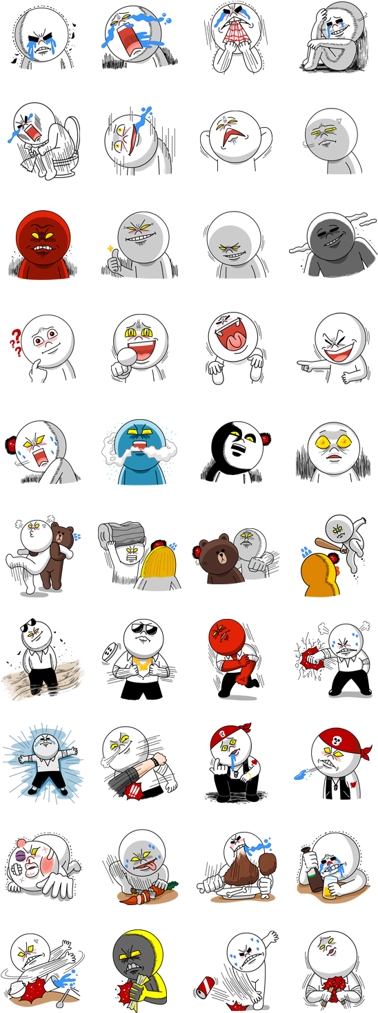 Emotion_ Egg_ Character_ Stickers