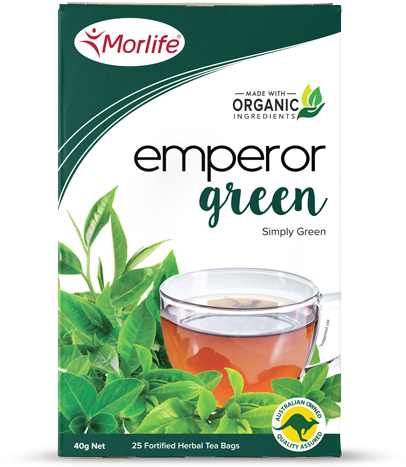 Emperor Green Organic Tea Product Packaging