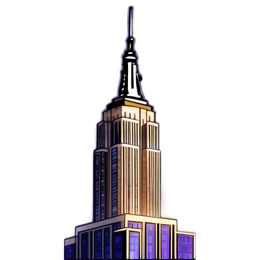 Empire State Building New York Png 06122024