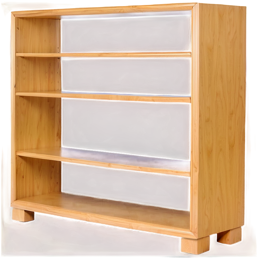 Empty Bookshelf In Room Png Hrl86