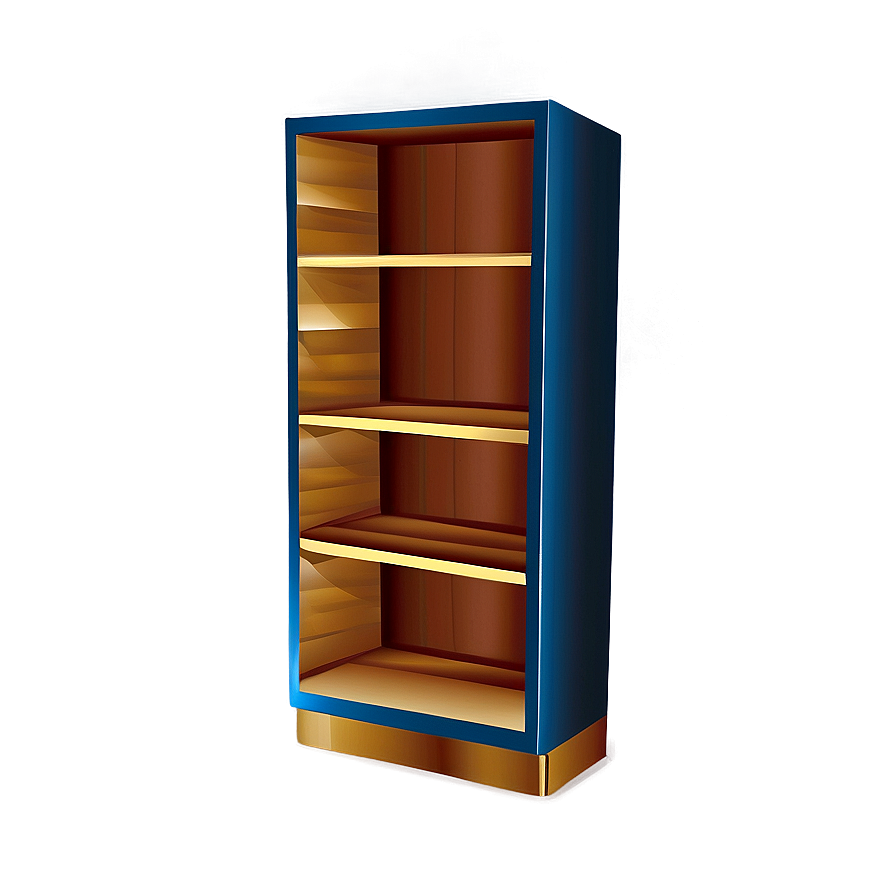 Empty Bookshelf Vector Png 38