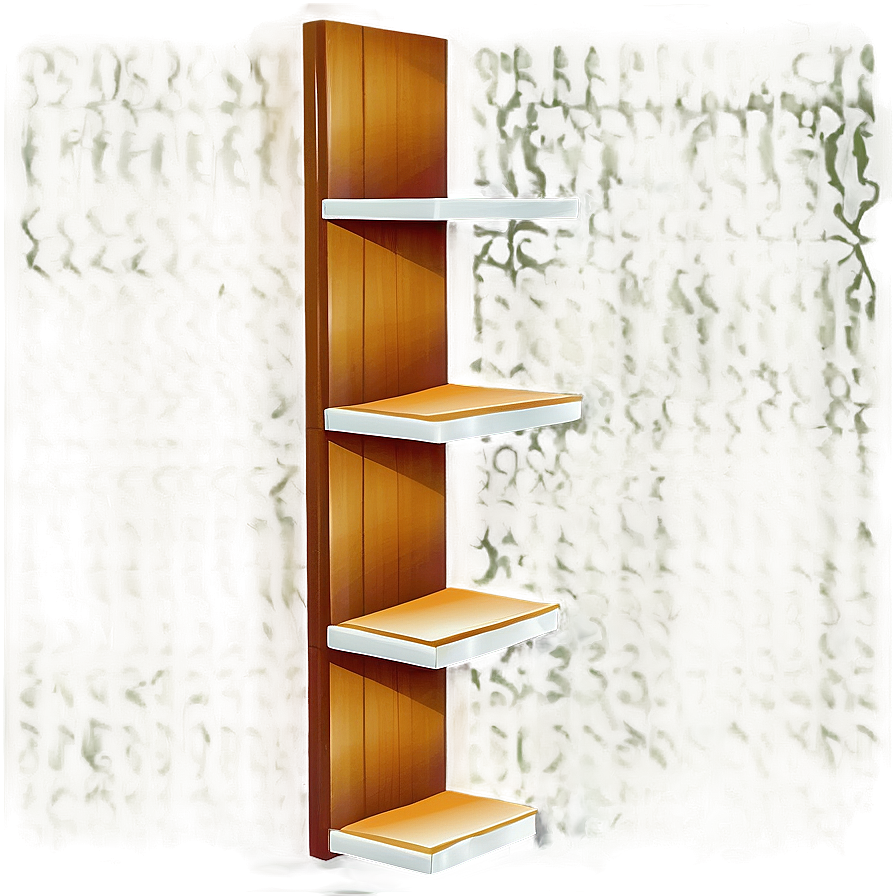 Empty Bookshelf Vector Png Erb52