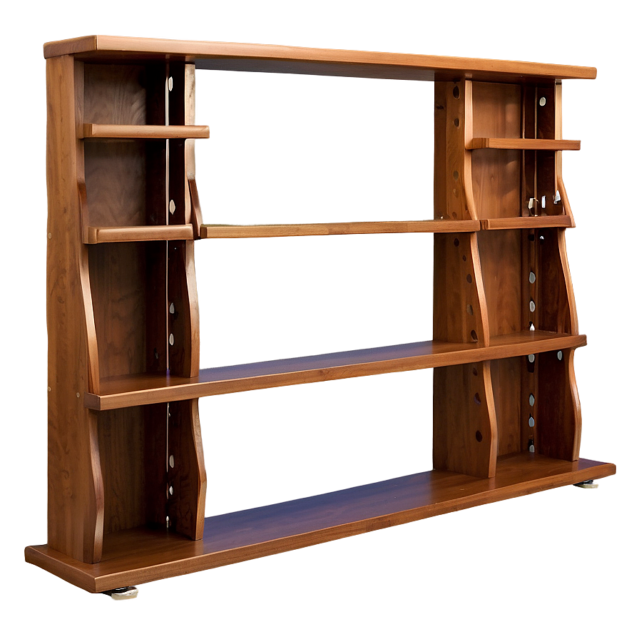 Empty Bookshelf With Brackets Png Ujo89