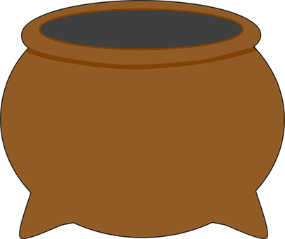 Empty Cauldron Clipart