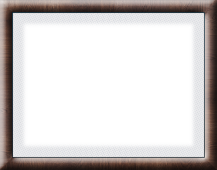 Empty Frameon Wooden Background