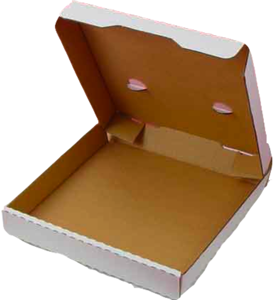 Empty Pizza Box Open