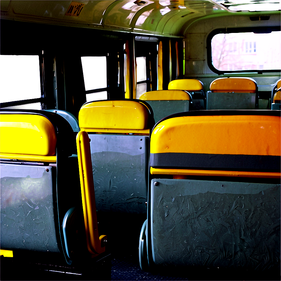 Empty School Bus Interior Png 05242024