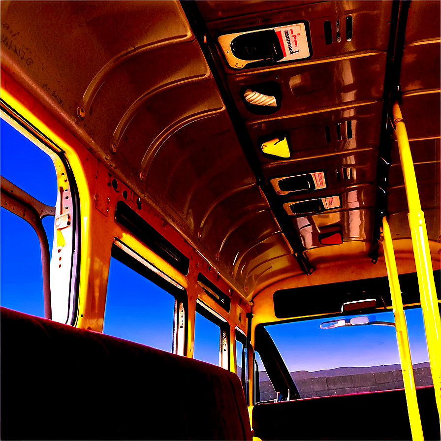 Empty School Bus Interior Png 05242024