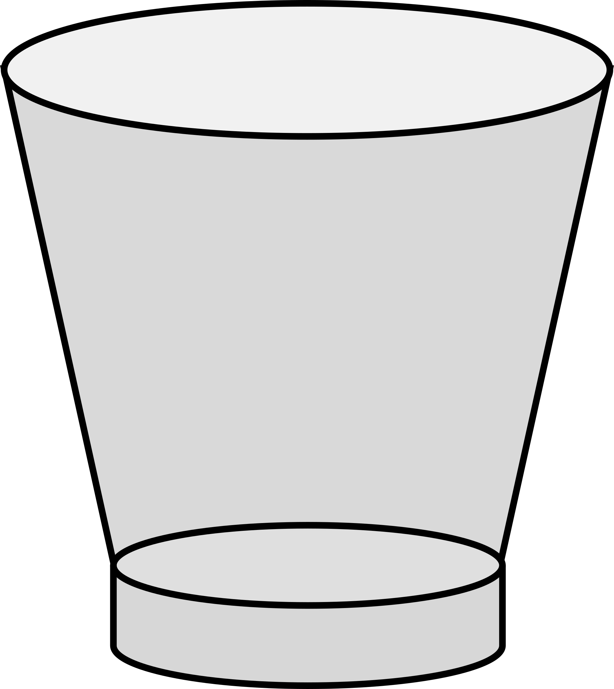 Empty Tequila Glass Outline