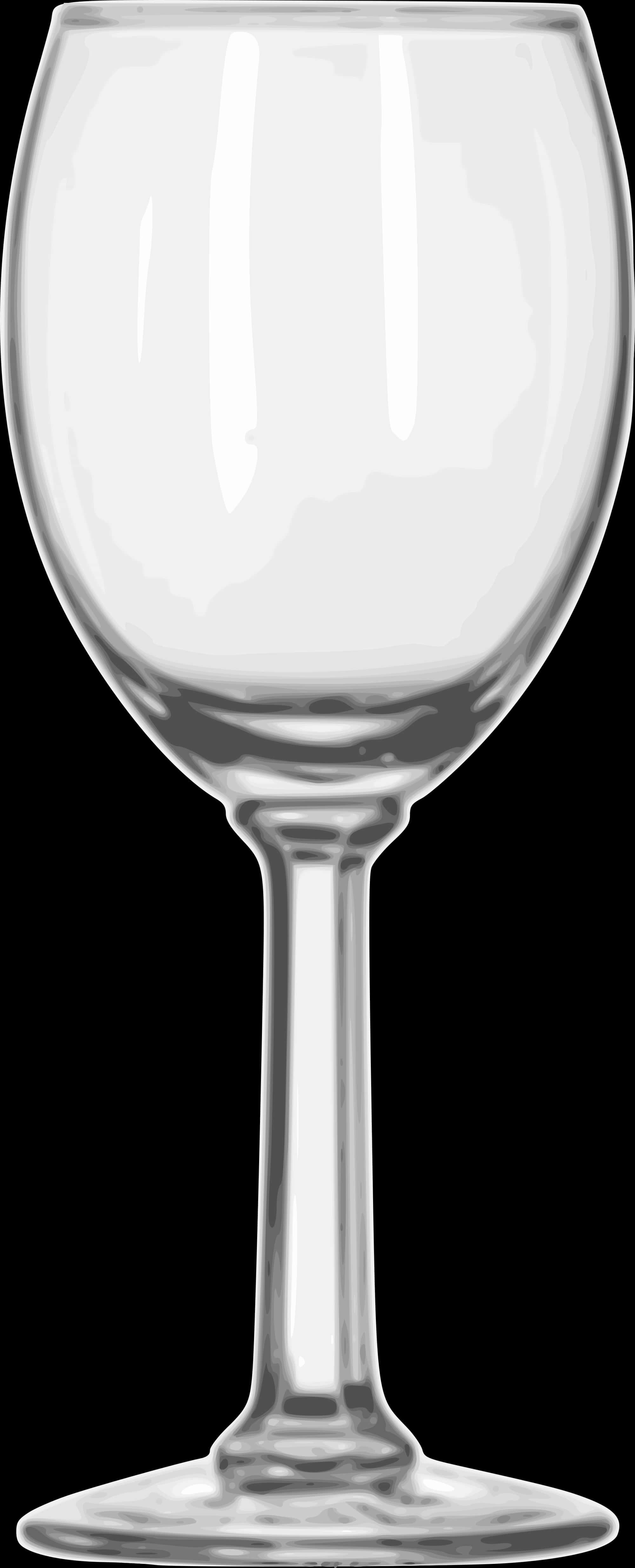 Empty Wine Glass Transparent Background