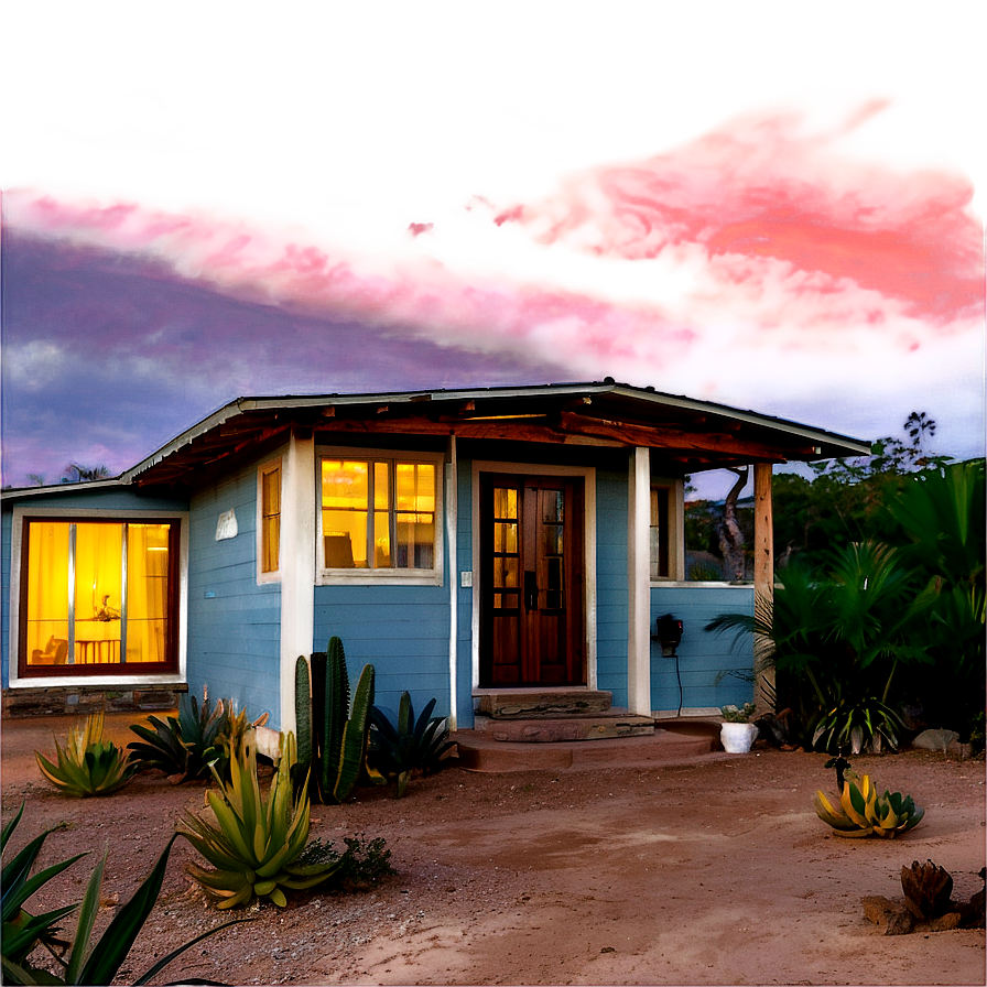 Encanto House At Twilight Png Bfo