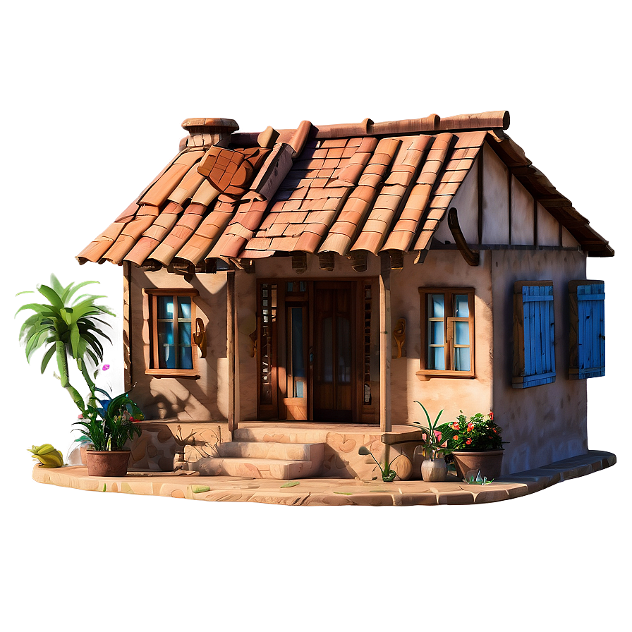 Encanto House With Characters Png 06122024