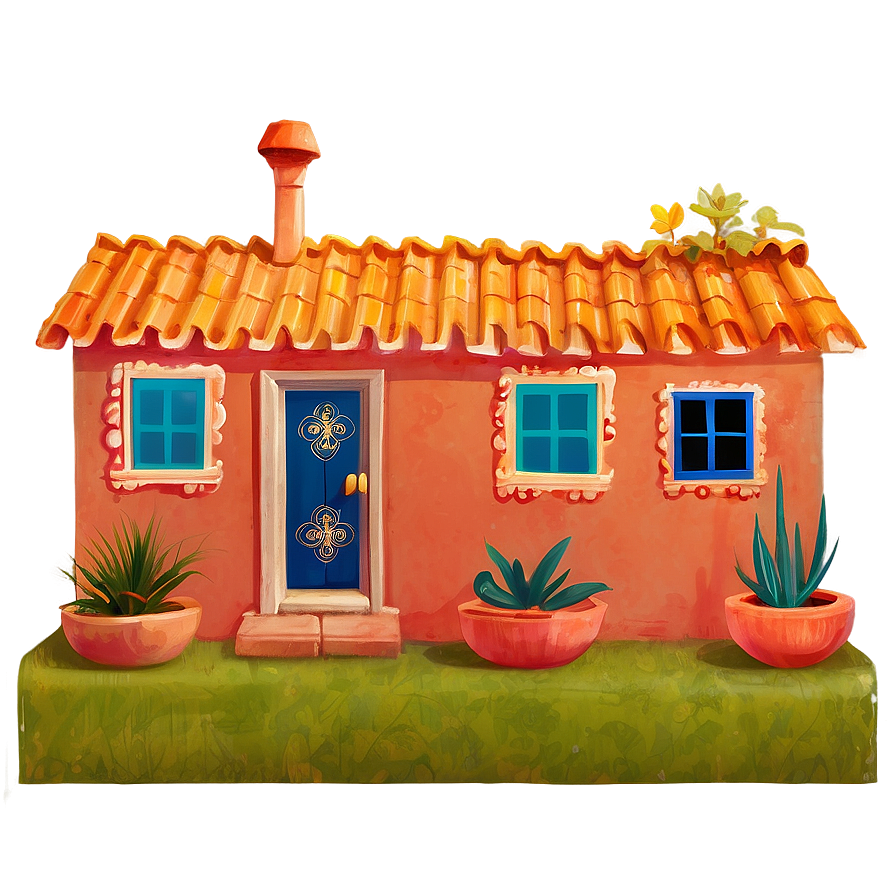 Encanto House With Characters Png Kty