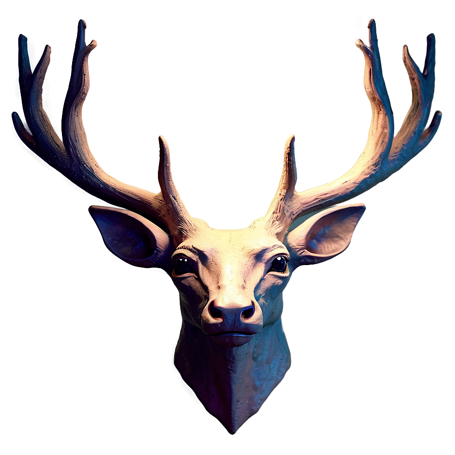 Enchanted Deer Head Fairy Tale Png 06212024