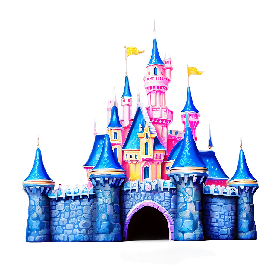 Enchanted Disney Castle Artwork Png Jym