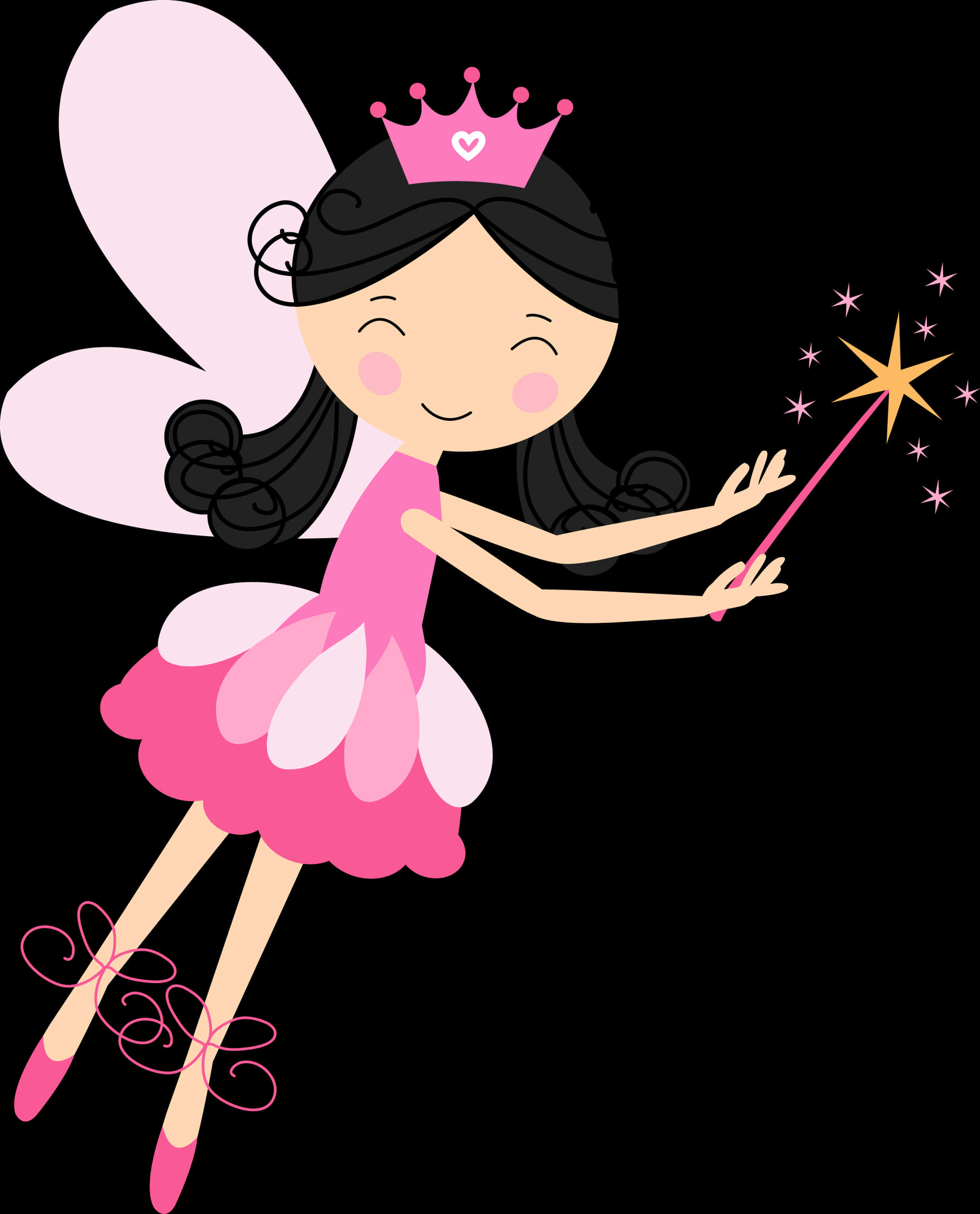 Enchanted Fairy Princess Cartoon