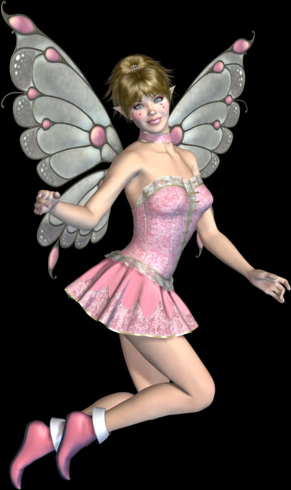 Enchanted Fairyin Pink Dress