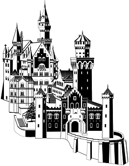 Enchanted_ Fairytale_ Castle_ Vector