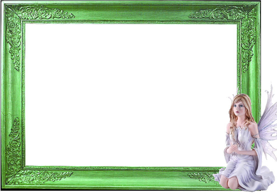 Enchanted Green Framewith Fairy