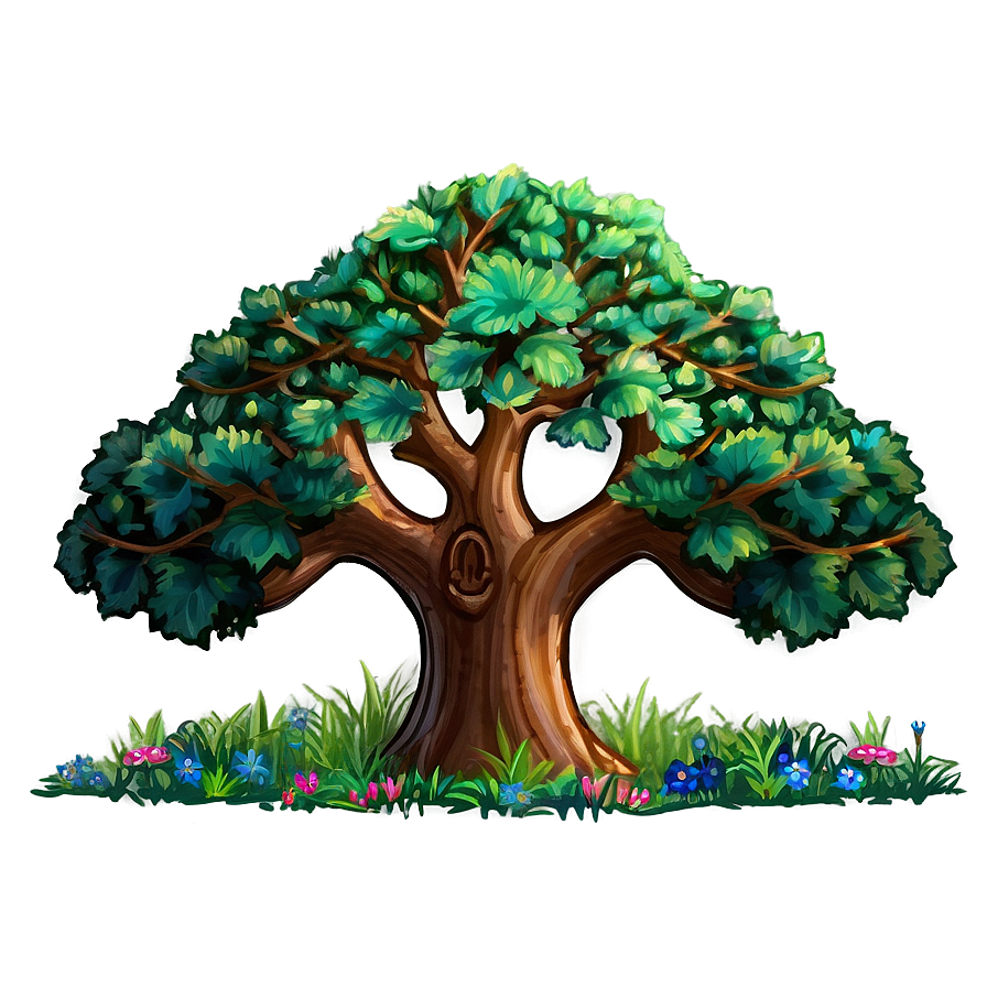 Enchanted Oak Forest Png Yee70