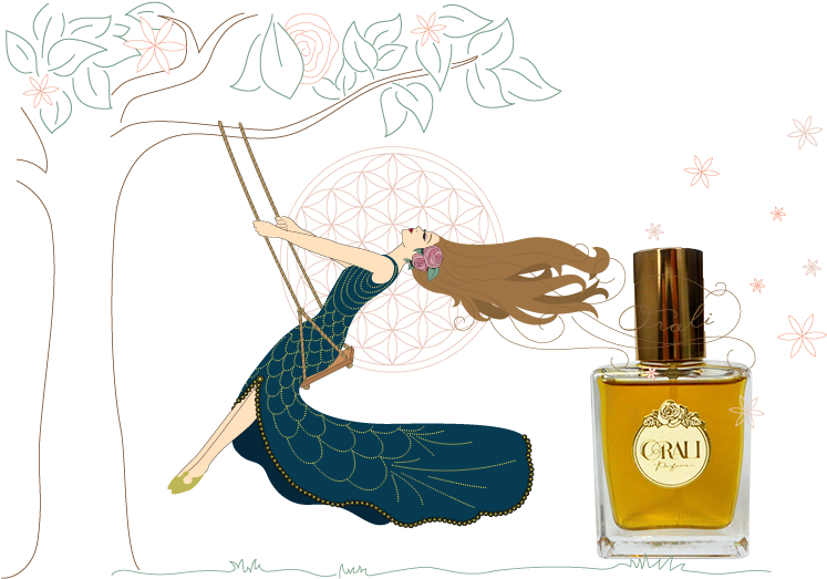 Enchanted Perfume Swing Illustration