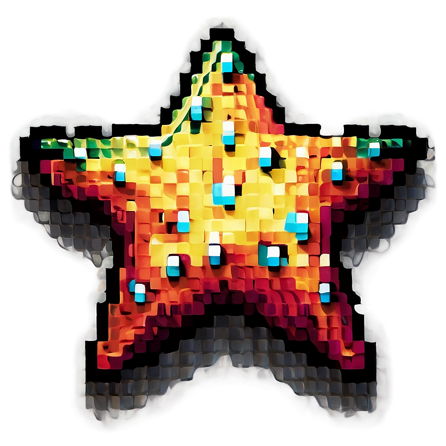 Enchanted Pixel Star Png 06212024