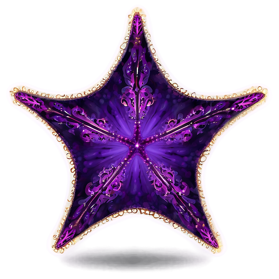 Enchanted Purple Star Png Kho