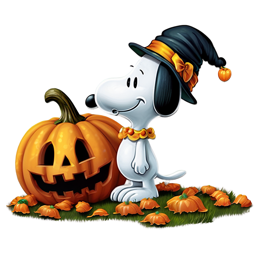 Enchanted Snoopy Halloween Png 34