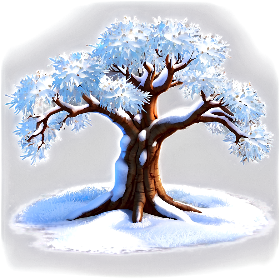 Enchanted Snow Tree Png Fbu26