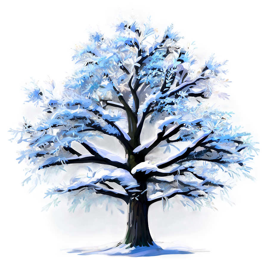 Enchanted Snow Tree Png Ikx14