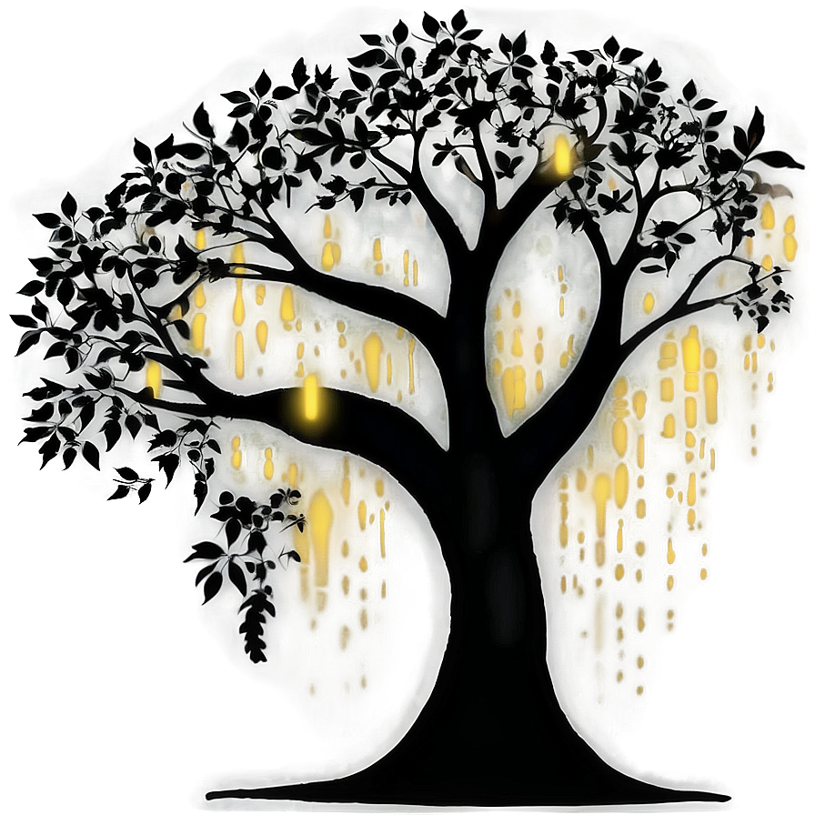 Enchanted Tree Silhouette Png Oce