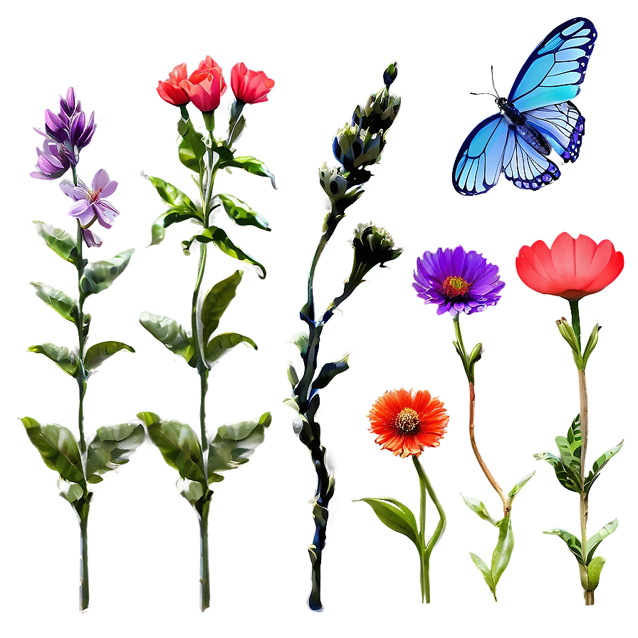 Enchanted Wildflower Garden Png 23