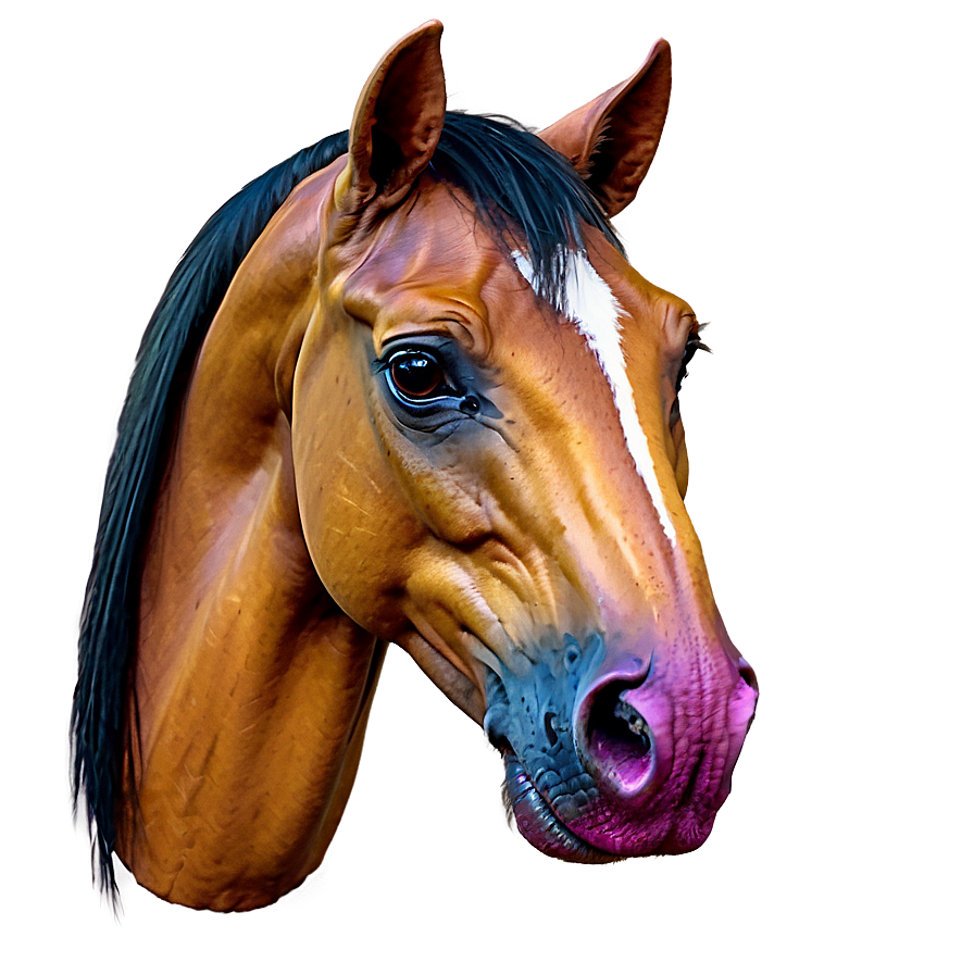 Enchanting Horse Head Artwork Png Fun54