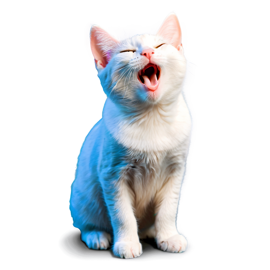 Enchanting Kitty Yawn Png Aap5