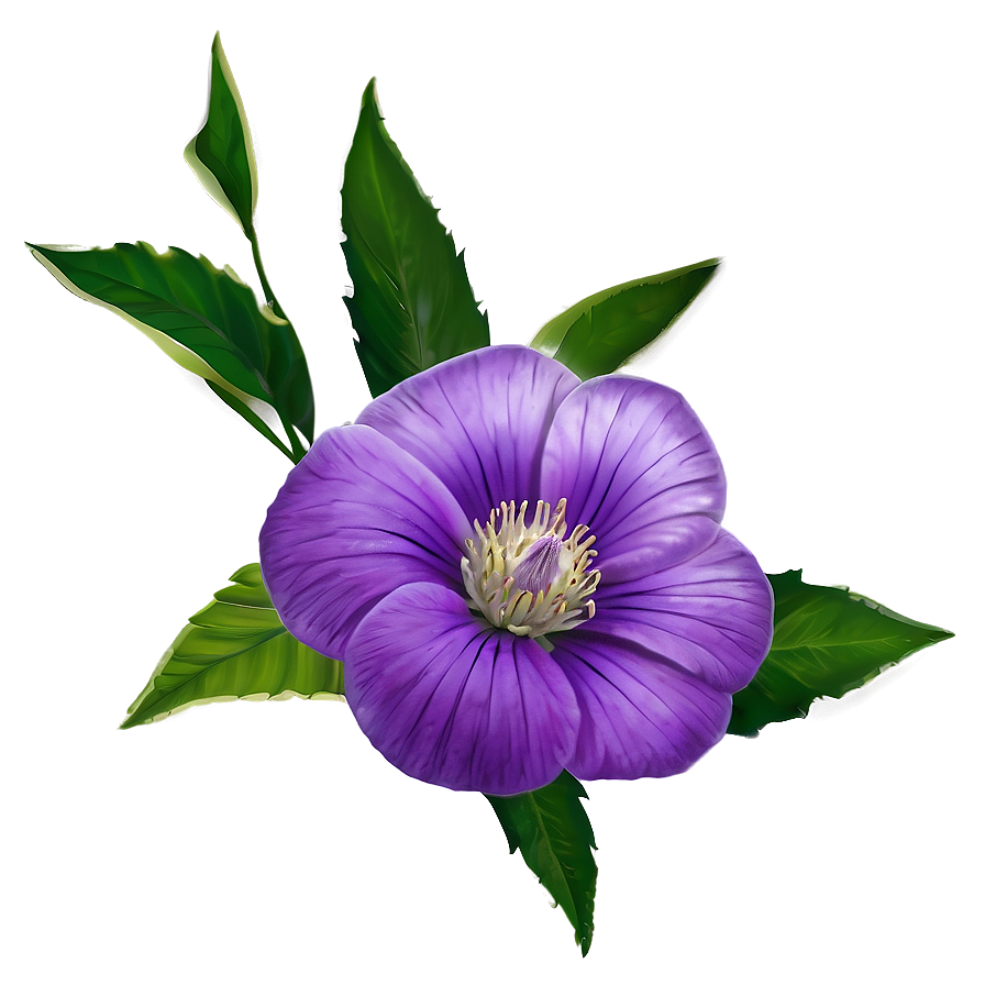 Enchanting Purple Flower Png Cno