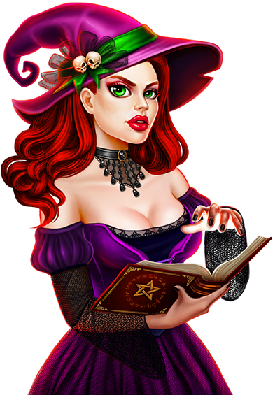 Enchanting Witch Character Art