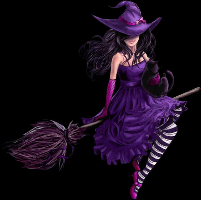 Enchanting Witchon Broomstick