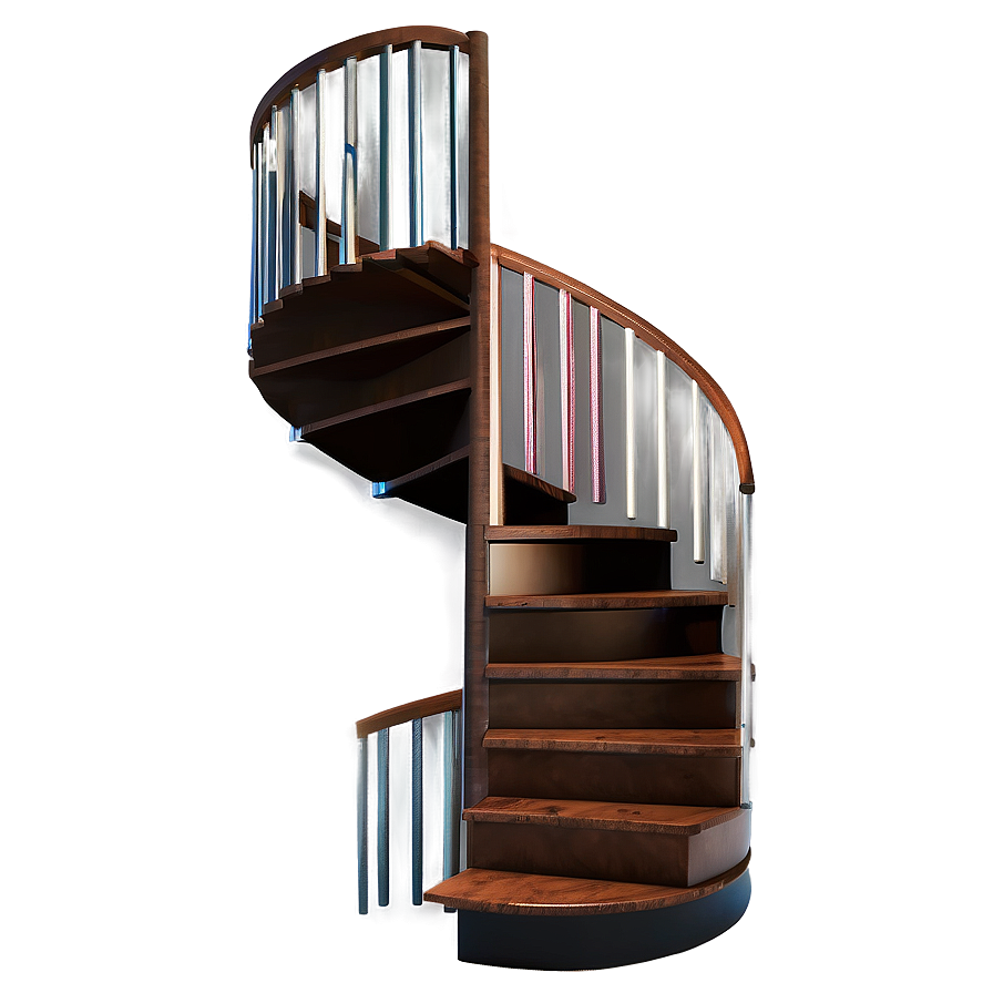 Enclosed Spiral Staircase Png Bsx