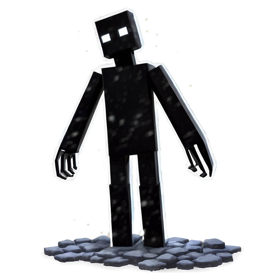 Enderman In Snow Biome Png 05242024