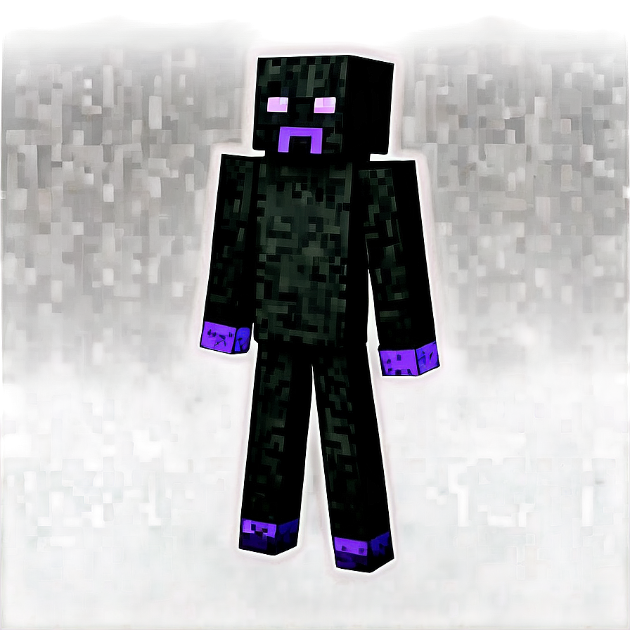 Enderman Minecraft Game Png Tid