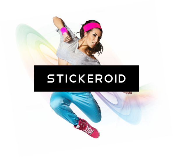 Energetic Aerobics Instructor Sticker