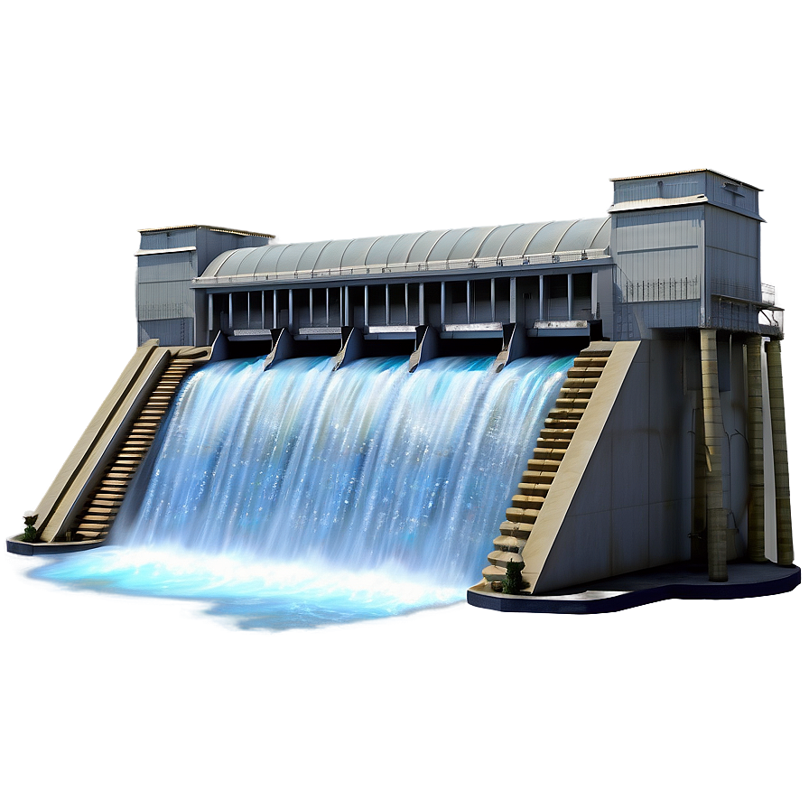 Energy Production Hydro Dam Png 06292024