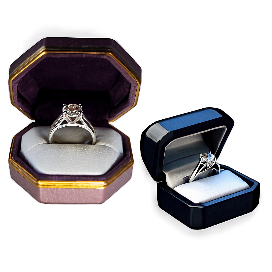 Engagement Ring Box Png Anv