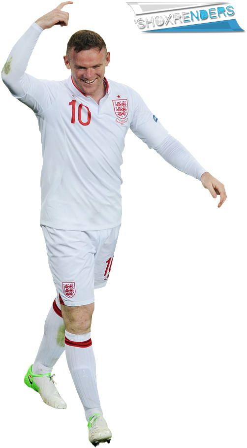 England Footballer Celebration