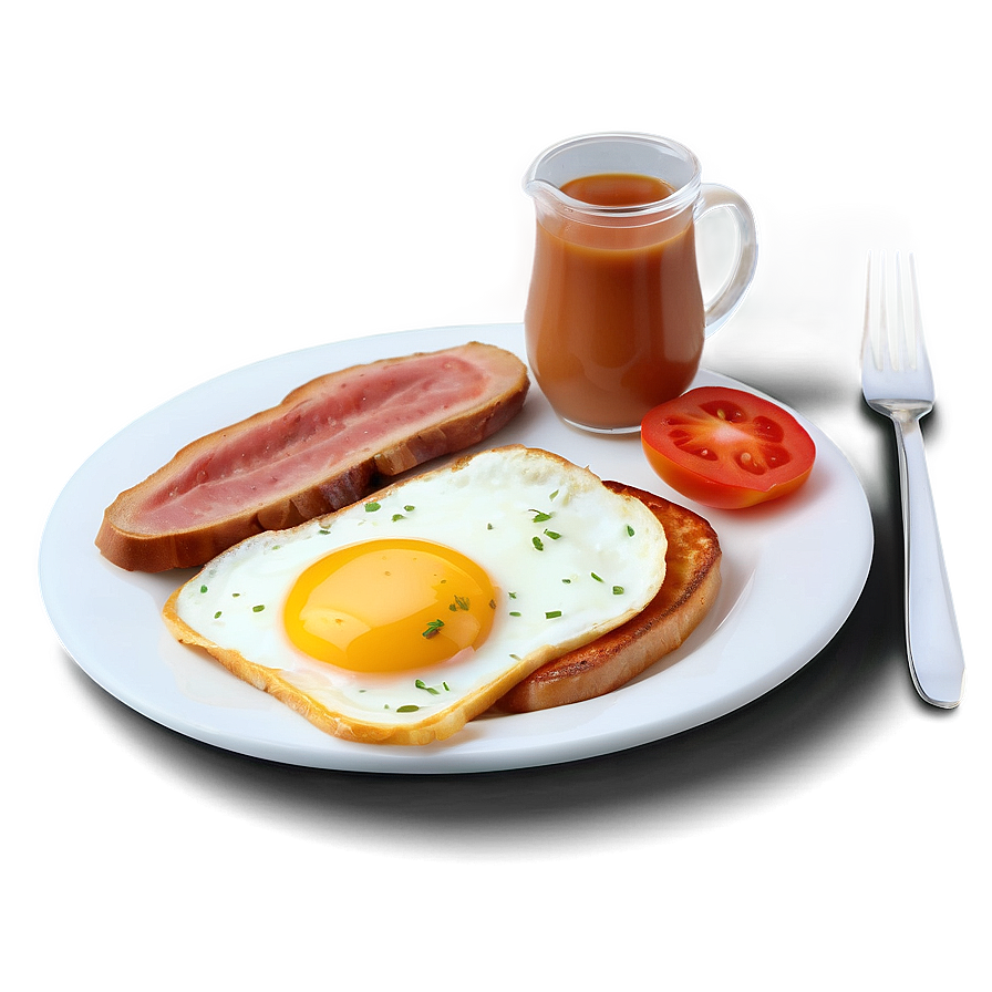 English Breakfast Plate Png 05212024