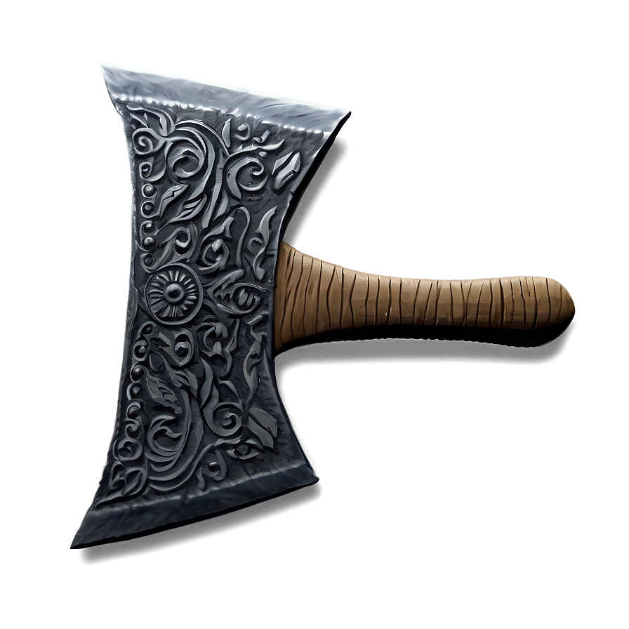 Engraved Axe Detail Png 86