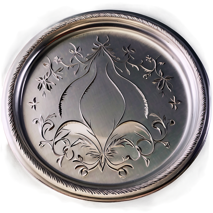 Engraved Pewter Tray Png Oot