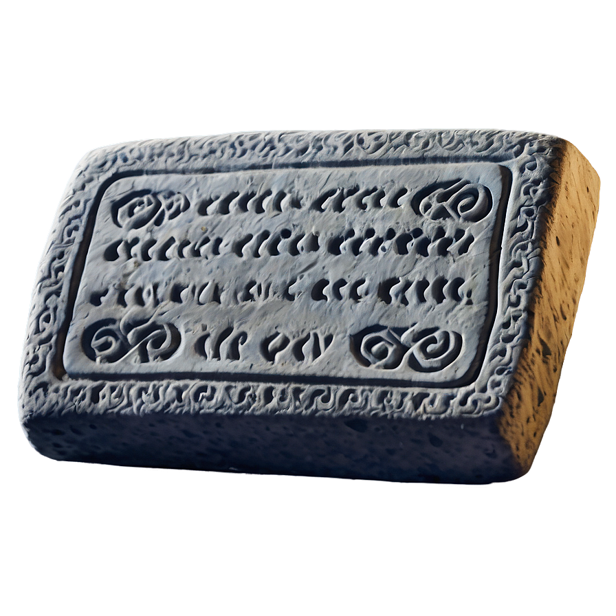 Engraved Stone Tablet Png Gik